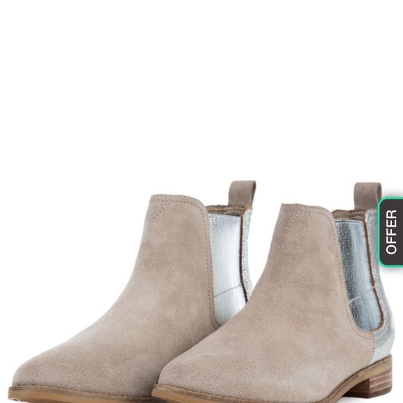 Toms Women's Ella Desert Taupe Suede boots - Picture 5 of 14